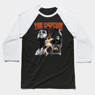 Willis Reed The Captain Basketball Legend Signature Vintage Retro 80s 90s Bootleg Rap Style Baseball T-Shirt